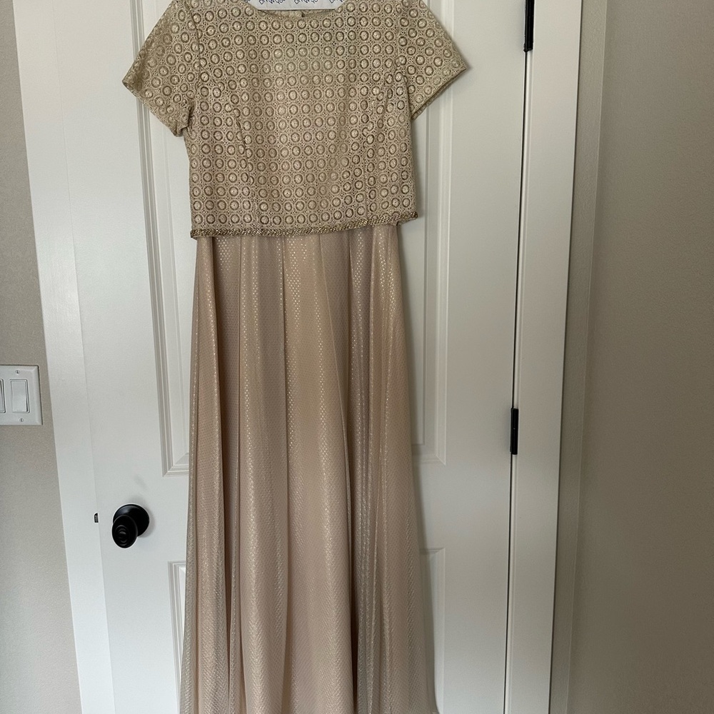 Tahari Embellished Maxi Dress